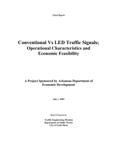 Conventional Vs LED Traffic Signals