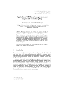 Application of field theory to air gap permanent