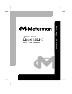 Model BDM40