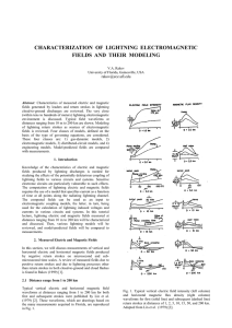 characterization of lightning electromagnetic fields