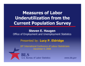 Measures of Labor Underutilization from the Current
