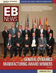 EB News June-July 2013 - General Dynamics Electric Boat
