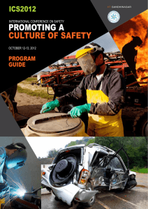 PROMOTING A CULTURE OF SAFETY