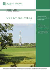 Shale gas and fracking