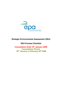 Strategic Environmental Assessment