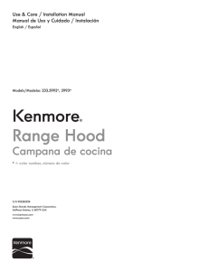 Kenmore® Range Hood