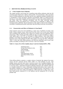 2 IDENTIFYING PROBLEM POLLUTANTS