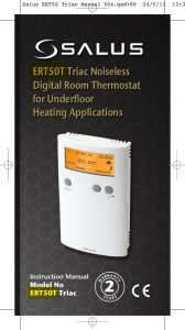 ERT50T Triac Noiseless Digital Room Thermostat
