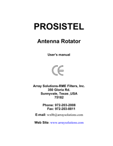 Prosistel Manual rev 2001-12A