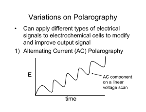 Variations on Polarography