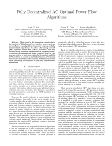 Fully Decentralized AC Optimal Power Flow Algorithms