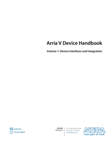 Power Management in Arria V Devices