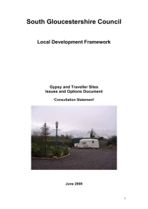 Gypsy and Traveller Sites Development Plan Document: