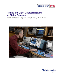 Timing and Jitter Characterization of Digital Systems