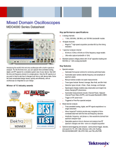 MDO4104-6 Mixed Domain Oscilloscope