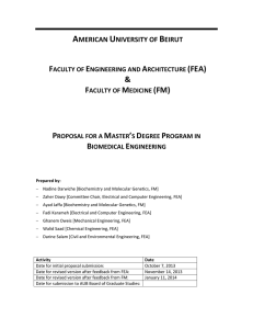 Master`s Programs - American University of Beirut