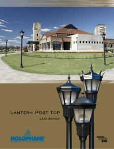 Lantern Post Top