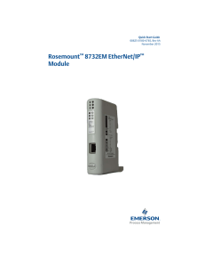 Rosemount™ 8732EM EtherNet/IP™ Module