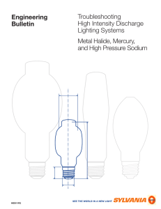 Engineering Bulletin Troubleshooting High Intensity Discharge