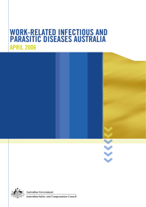 work-related infectious and parasitic diseases australia