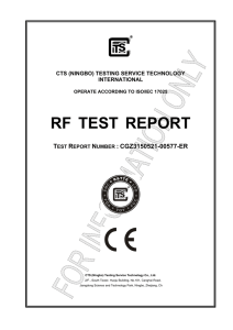 rf test report test report number : cgz3150521-00577-er