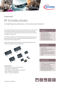 Infineon-RF Schottky Diodes-PB-v01_00-EN