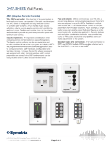 Wall Panels Data Sheet