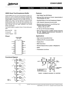 Datasheet - Intersil