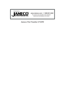 Jameco Part Number 676490