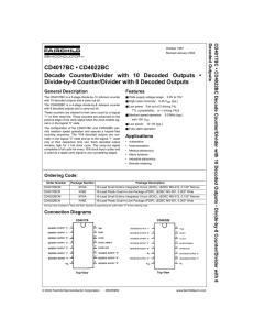 CD4017BC, CD4022BC - Bader