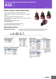 A22 - OMRON Industrial Automation