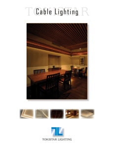 Cable Lighting - Tokistar Lighting