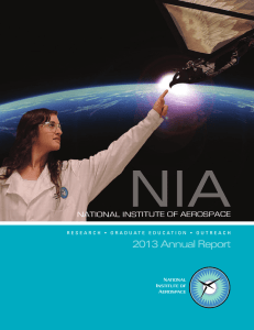 2013 Annual Report - National Institute of Aerospace