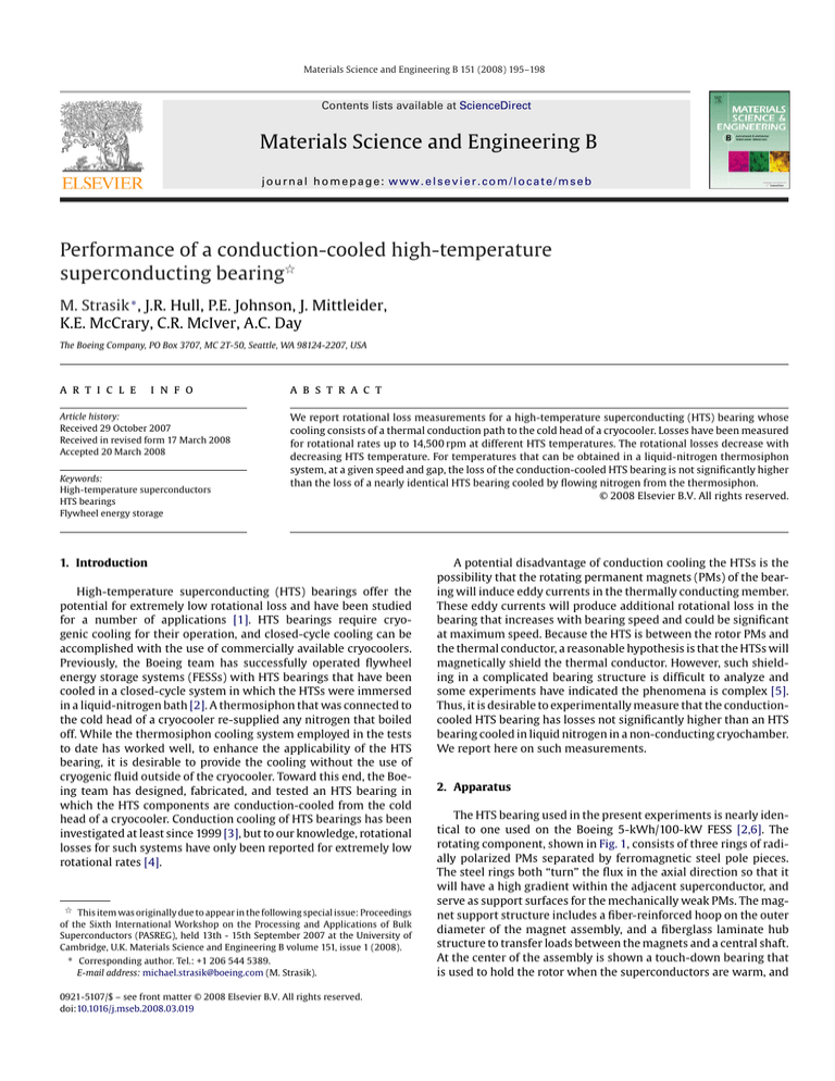 Materials Science And Engineering B Performance Of A Conduction