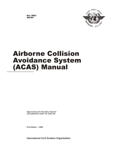Airborne Collision Avoidance System (ACAS) Manual