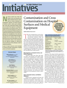 Initiatives in Safe Patient Care