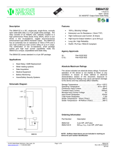 SMA4122 - Solid State Optronics