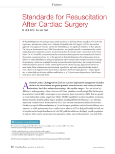 Standards for Resuscitation After Cardiac Surgery