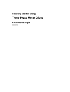 Three-Phase Motor Drives - Lab-Volt