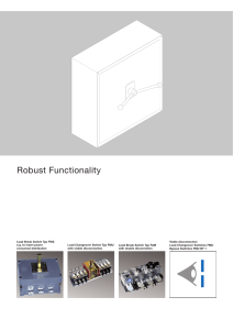 LU/LT Load Break Switches