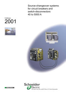 Source-changeover systems for circuit breakers and switch