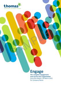 example Engage report
