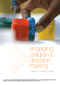 engaging children in decision making