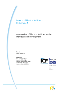 Impacts of Electric Vehicles