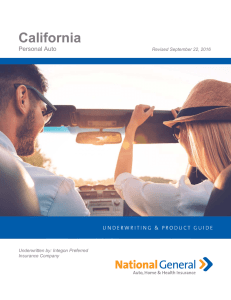 California - National General Insurance
