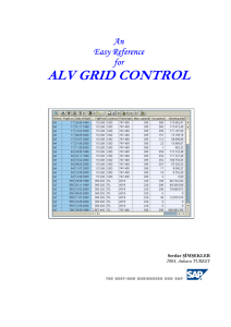 An Easy Reference for ALV Grid Control