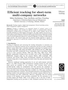 Tracking Systems - University of St Andrews