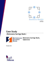 Case Study  Botswana