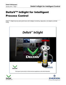 DeltaV InSight for Intelligent Control