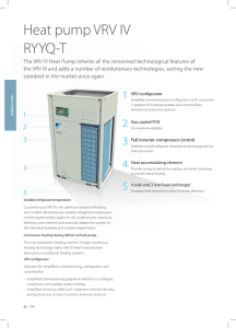 Heat pump VRV IV RYYQ-T